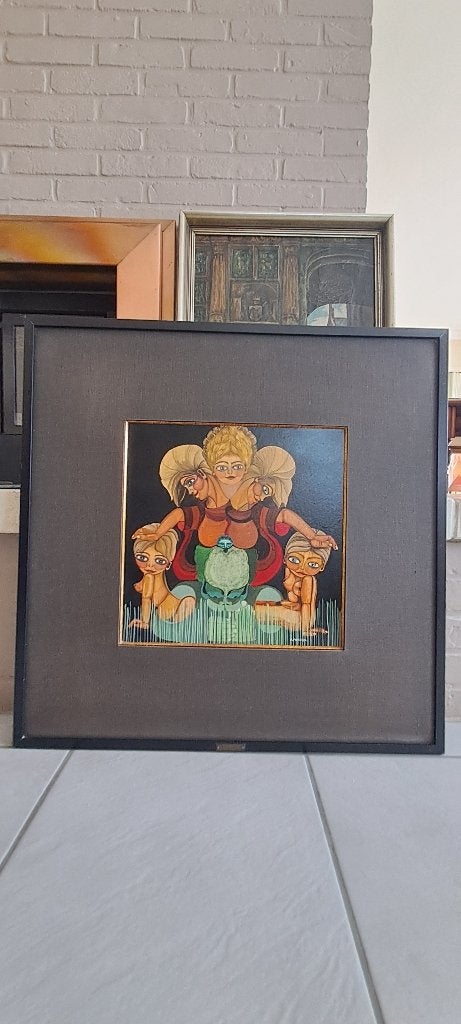 Lot klassieke kaders, Enlèvement, Sous verre, Autres sujets