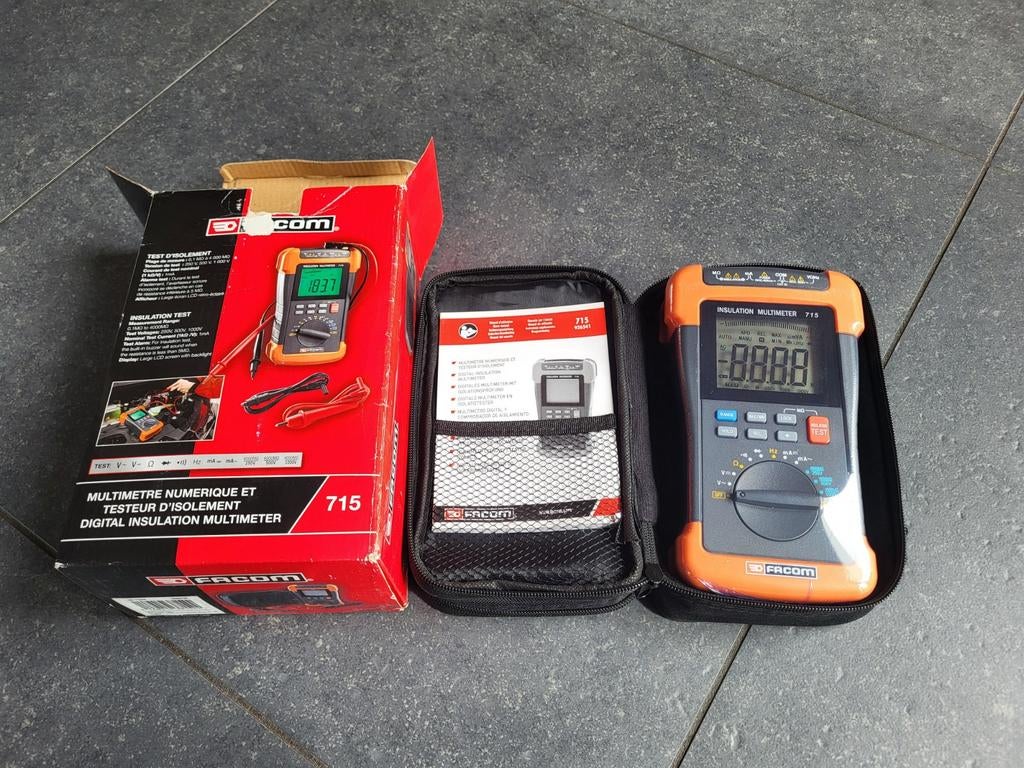 Facom 715 isolatiemeter / multimeter – NIEUW in doos, Auto diversen, Autogereedschap, Nieuw, Ophalen of Verzenden