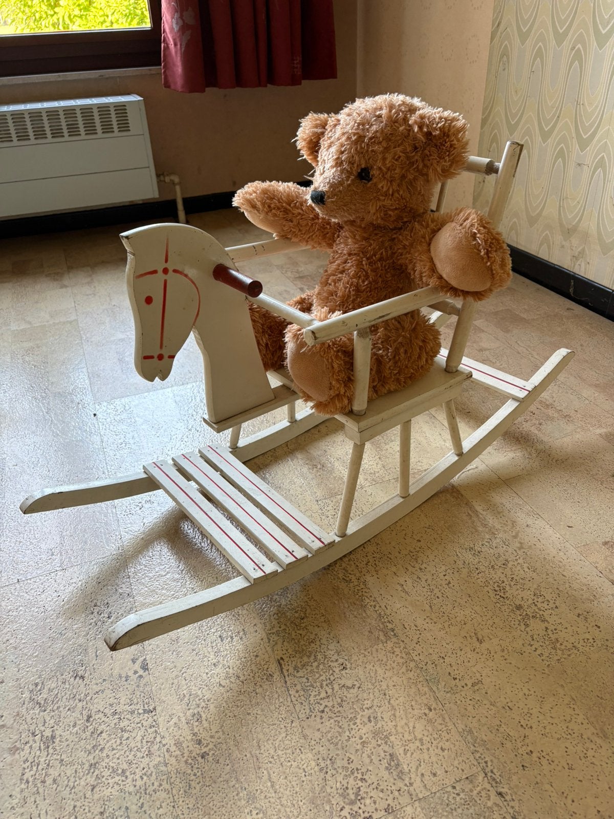 Houten schommelpaard, Enfants & Bébés, Enlèvement, Utilisé