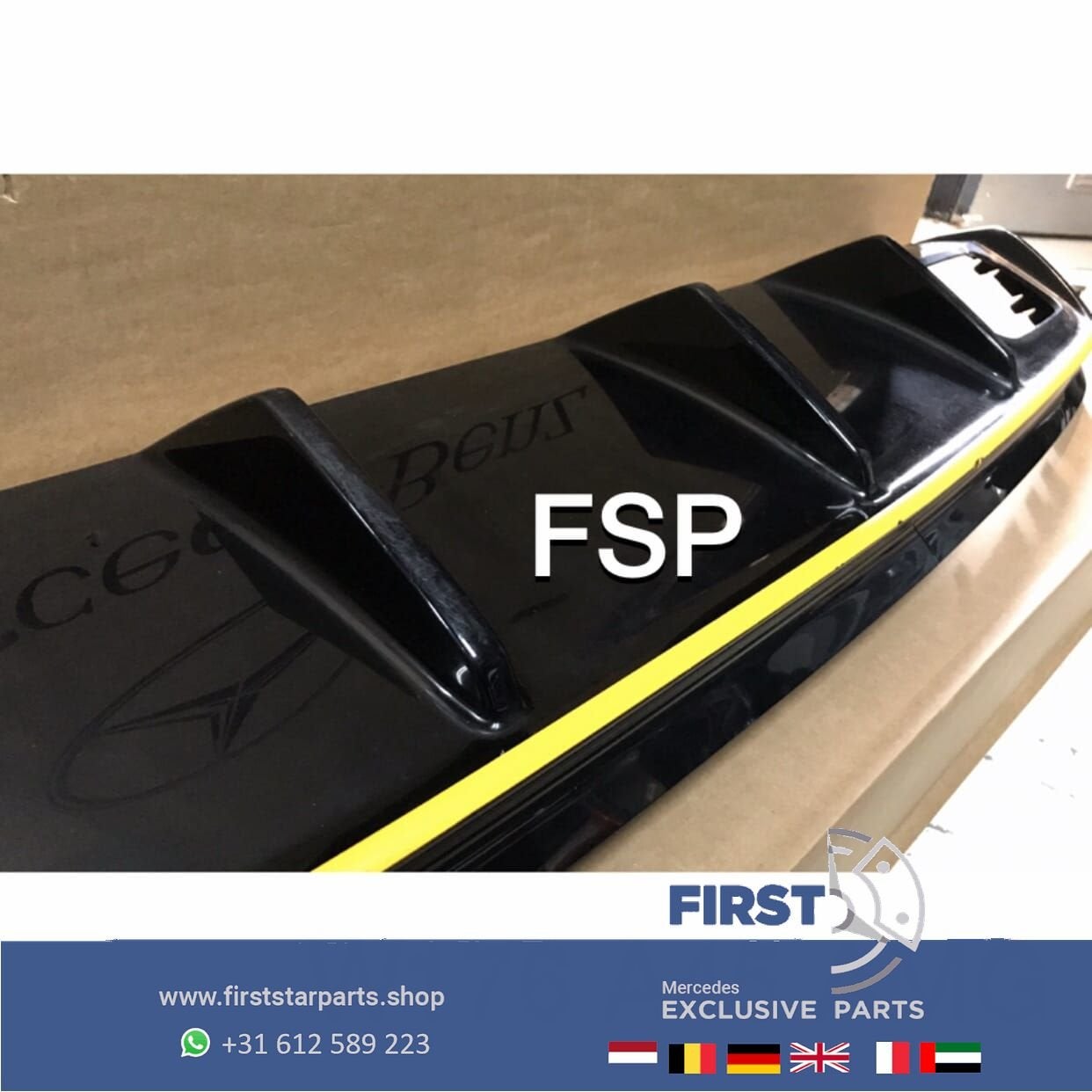 W176 A45 AMG FACELIFT DIFFUSER Mercedes A Klasse Edition 1 2, Gebruikt, -, Ophalen of Verzenden, -