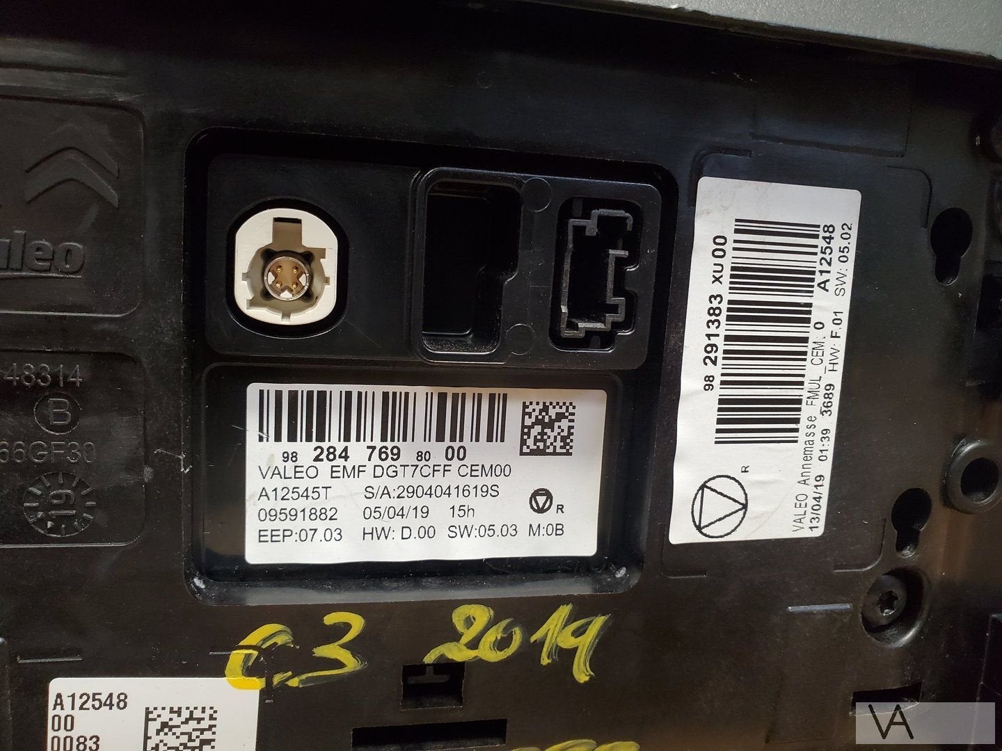 Peugeot 208 2008 308 Citroen C3 navigatie display 9828476980, Auto-onderdelen, Gebruikt, -, Ophalen of Verzenden, -