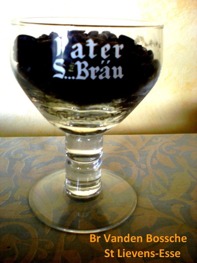 Pater S... Brau (Vanden Bossche-St Lieven-Esse)  trappisttyp, Verzamelen, Ophalen of Verzenden, Zo goed als nieuw, Glas of Glazen