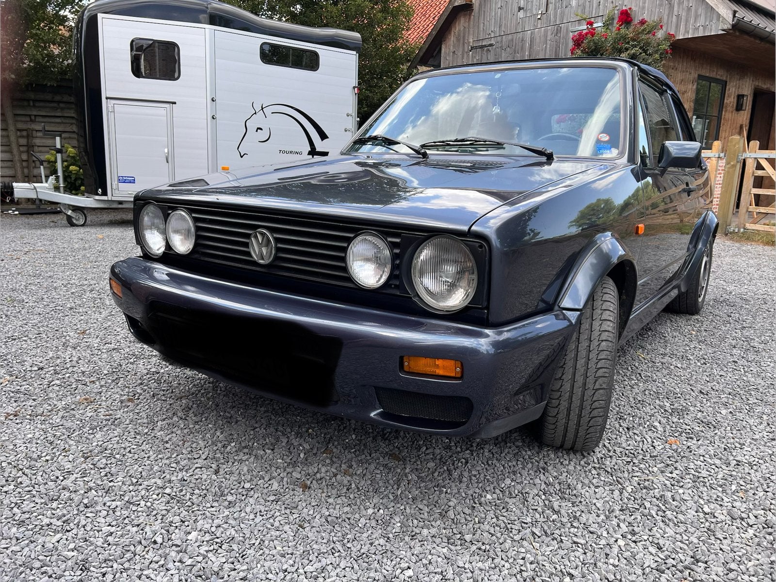 Volkswagen Golf 1.6 GL Cabriolet 1990, Bluetooth, Cabriolet, Boîte manuelle, Bleu