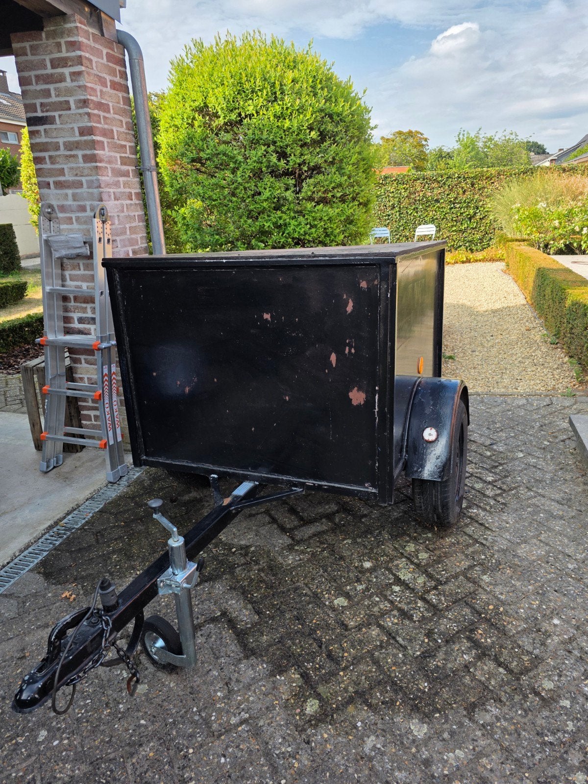 aanhangwagen  gesloten, Auto diversen, Aanhangers en Bagagewagens, Ophalen