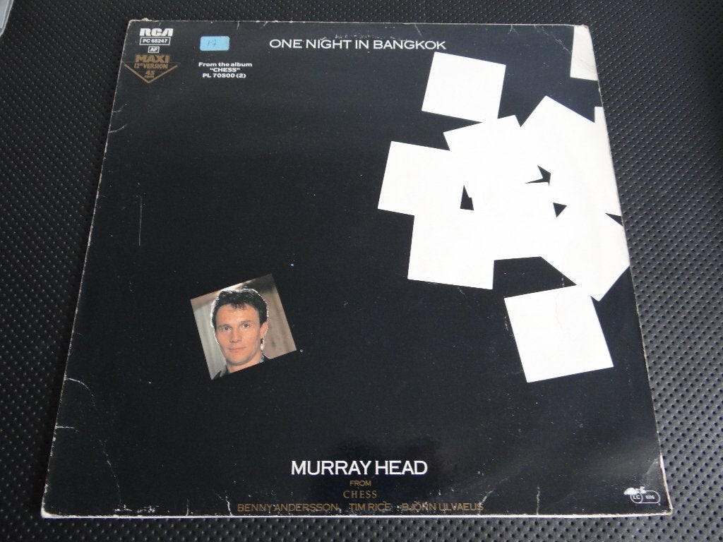 12'Maxi 45 MURRAY HEAD"One Night in Bangkok", CD & DVD, 12 pouces, Pressage original, Enlèvement ou Envoi, Utilisé