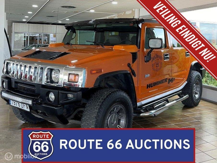 Hummer H2 | 2005 | Route 66 Auctions, Auto's, Gebruikt, Zwart, Bedrijf, Handgeschakeld