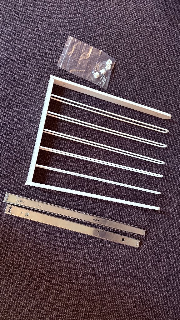 IKEA KOMPLEMENT uittrekbare broekhanger voor PAX, Ophalen, 50 tot 100 cm, Zo goed als nieuw, Minder dan 100 cm