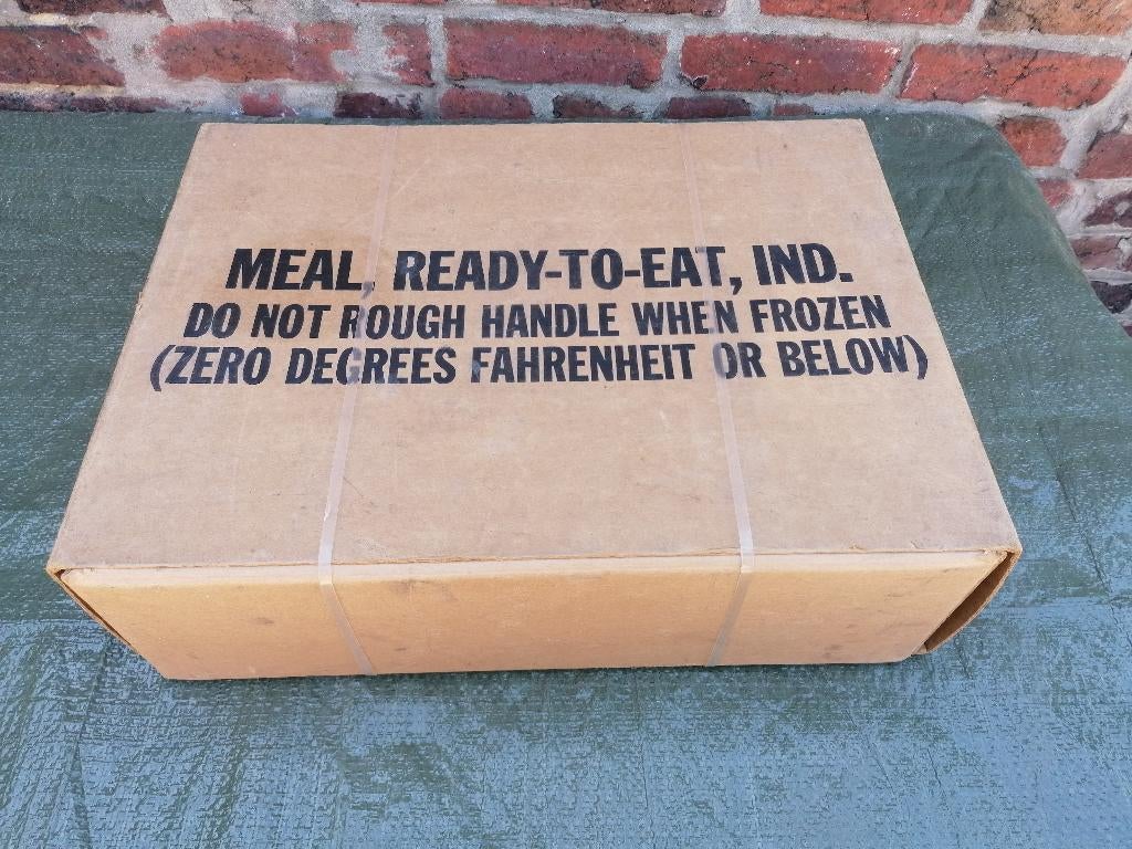 Rations américaines MRE, carton vide !, Verzamelen, Militaria | Algemeen, Ophalen, Landmacht, Overige typen