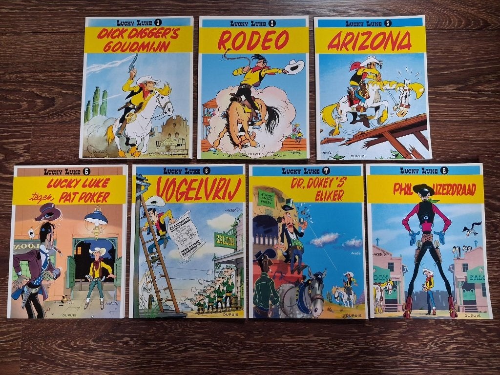 Complete reeks Lucky Luke, Livres, BD, Série complète ou Série, Enlèvement ou Envoi, Neuf, Morris & Goscinny,