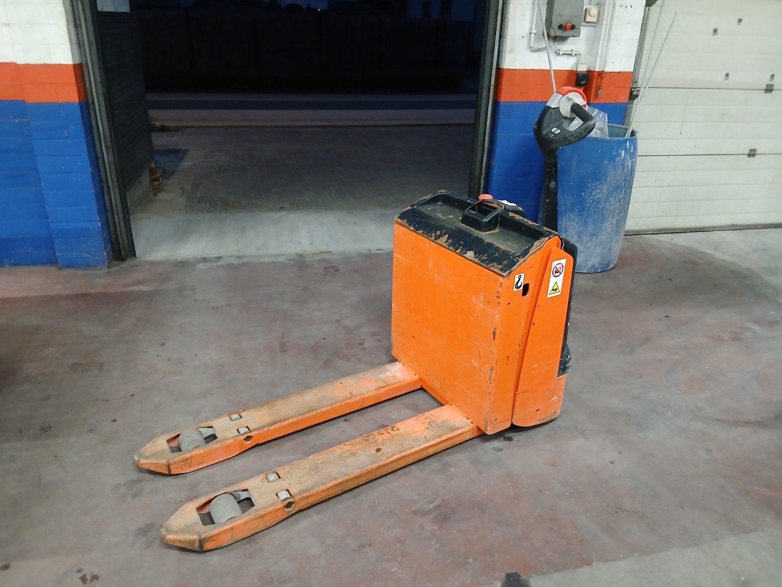 hyster elektrische transpallet, Ophalen