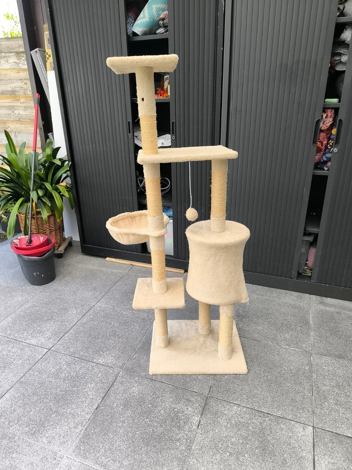 katten toren, Dieren en Toebehoren, Ophalen, Zo goed als nieuw, Krabpaal