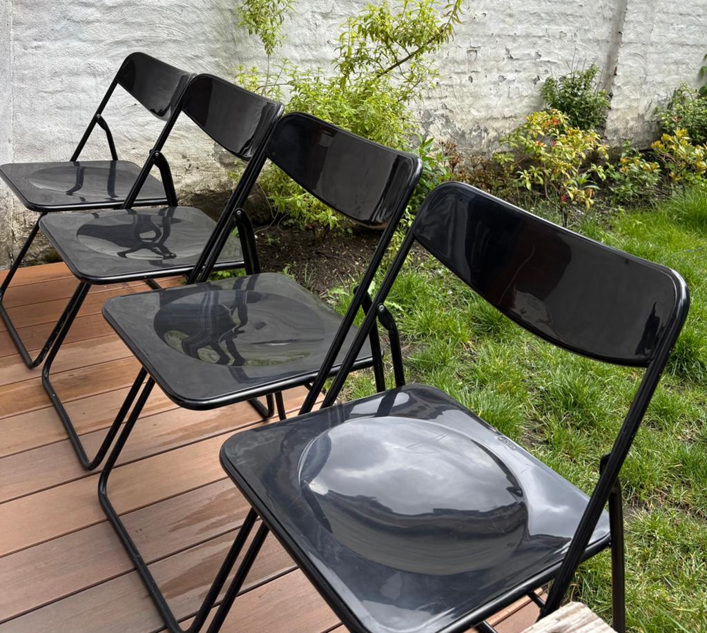 Vintage IKEA klapstoel “Niels Gammelgaard”, Tuin en Terras, Tuinstoelen, Ophalen, Gebruikt