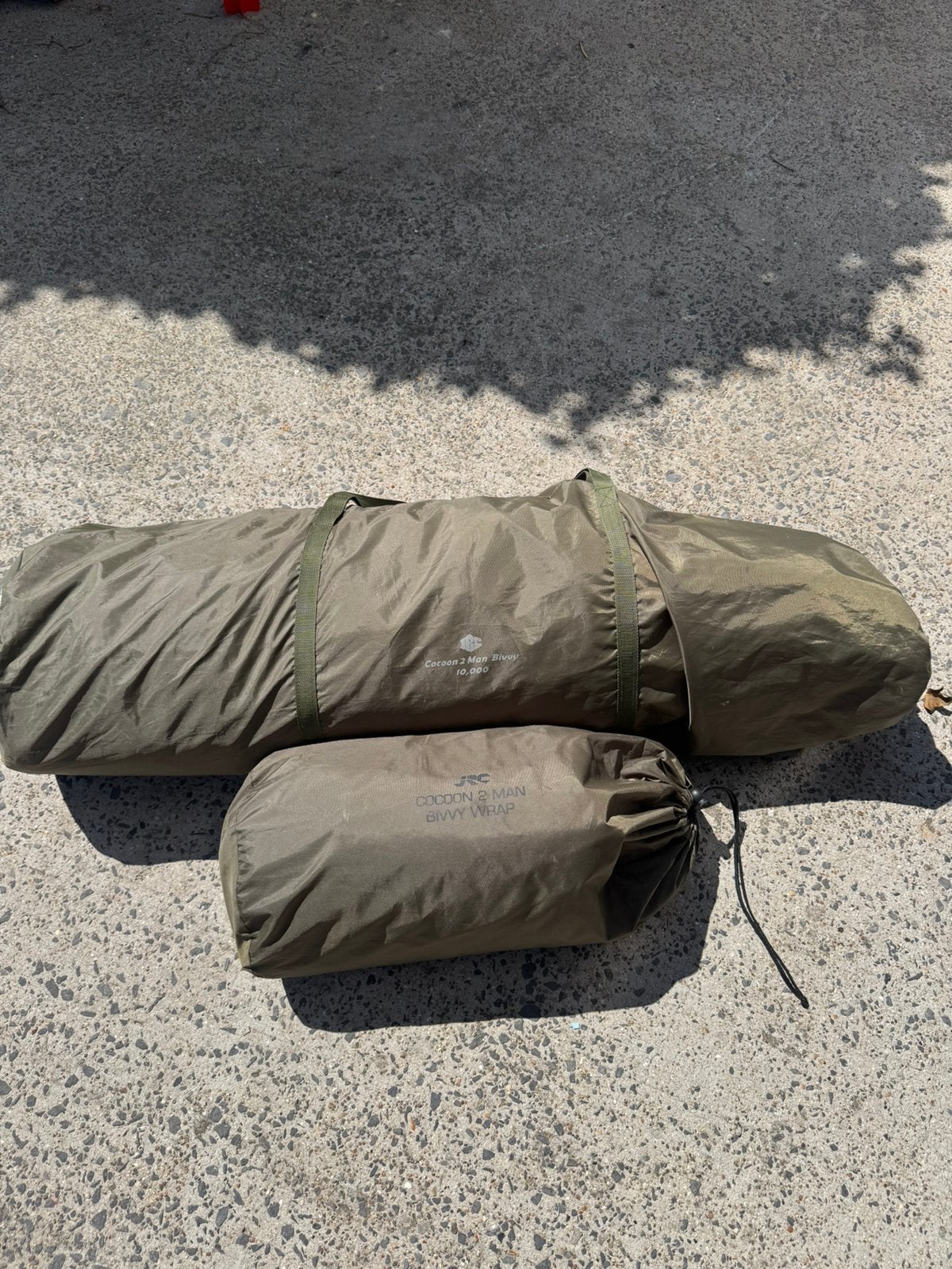 JRC Cocoon 2 Man Bivvy + Bivvy Wrap, Watersport en Boten, Hengelsport | Karpervissen, Ophalen, Zo goed als nieuw, Complete set