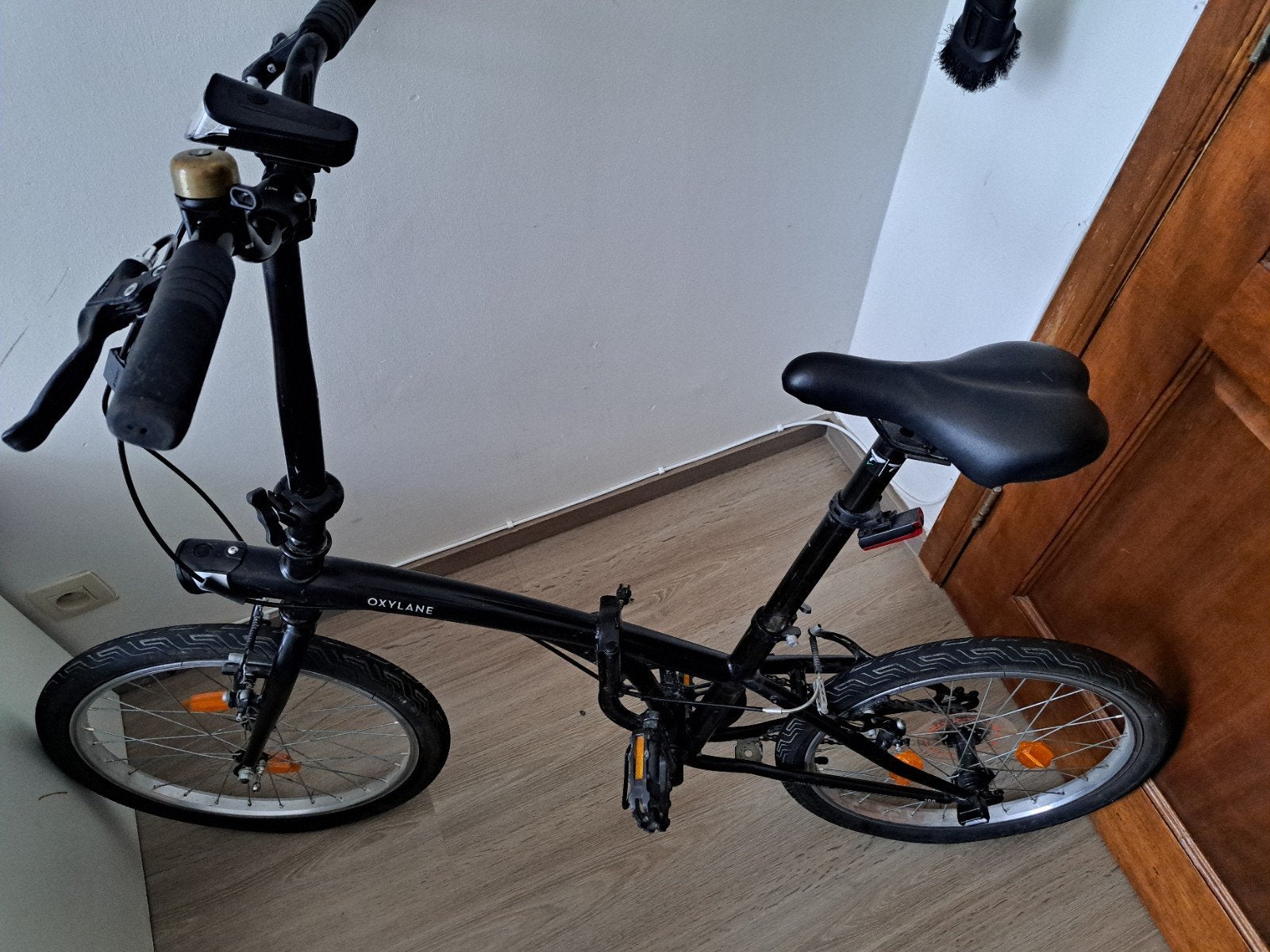 vélo pliable b-twin 100 2022 oxylane 20", Enlèvement