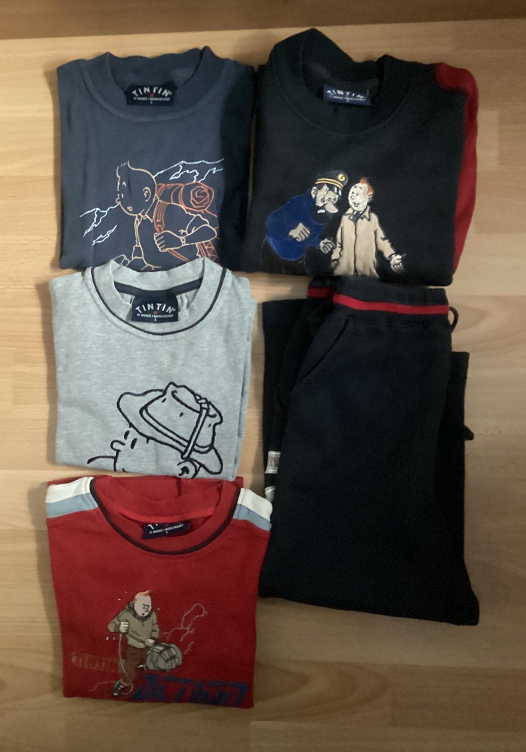 Merkkledij Tintin jongen 5 jaar, Enfants & Bébés, Enlèvement ou Envoi