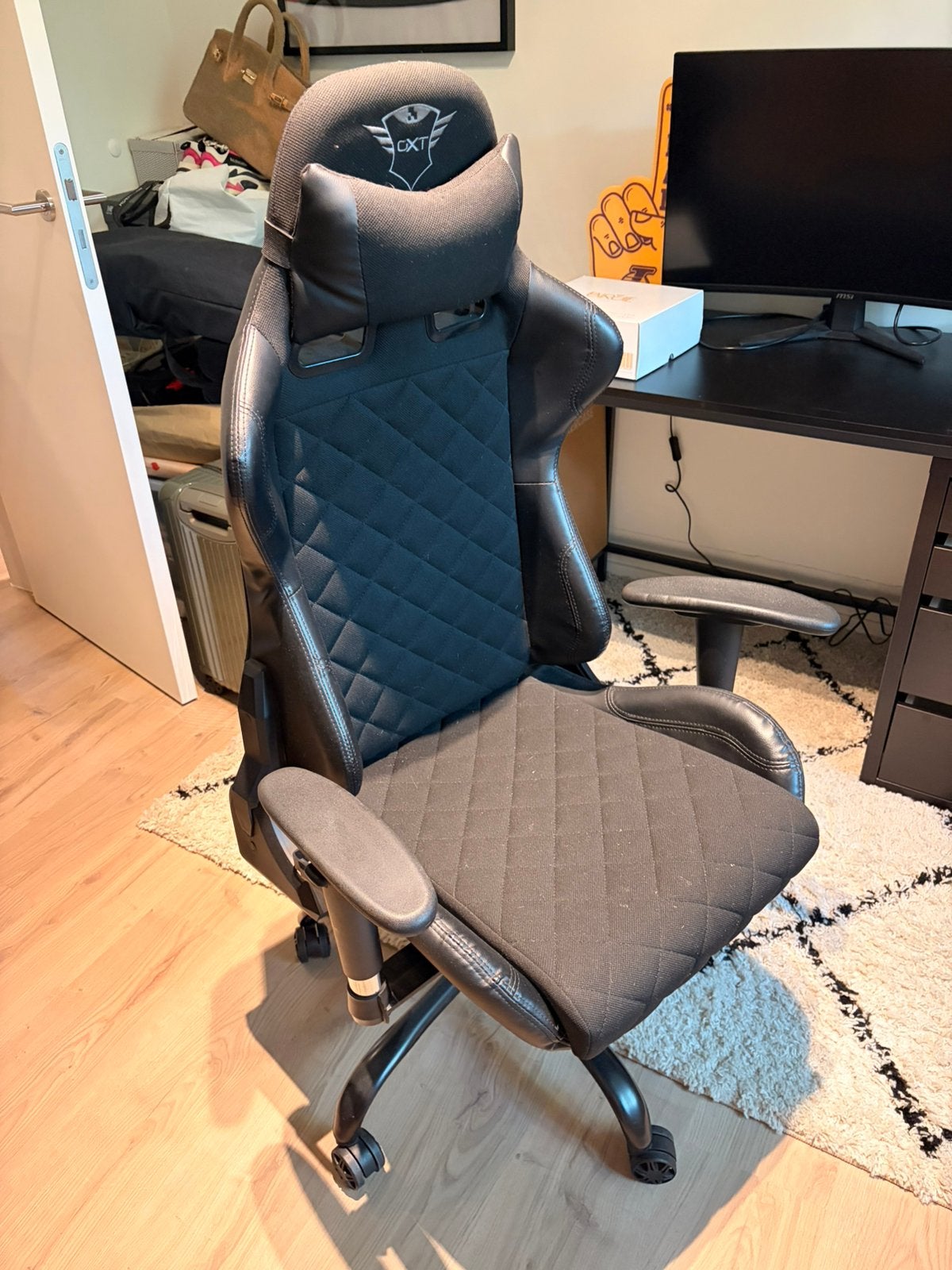 Chaise de jeu GXT, Maison & Meubles, Enlèvement, Utilisé, Noir, Chaise de bureau