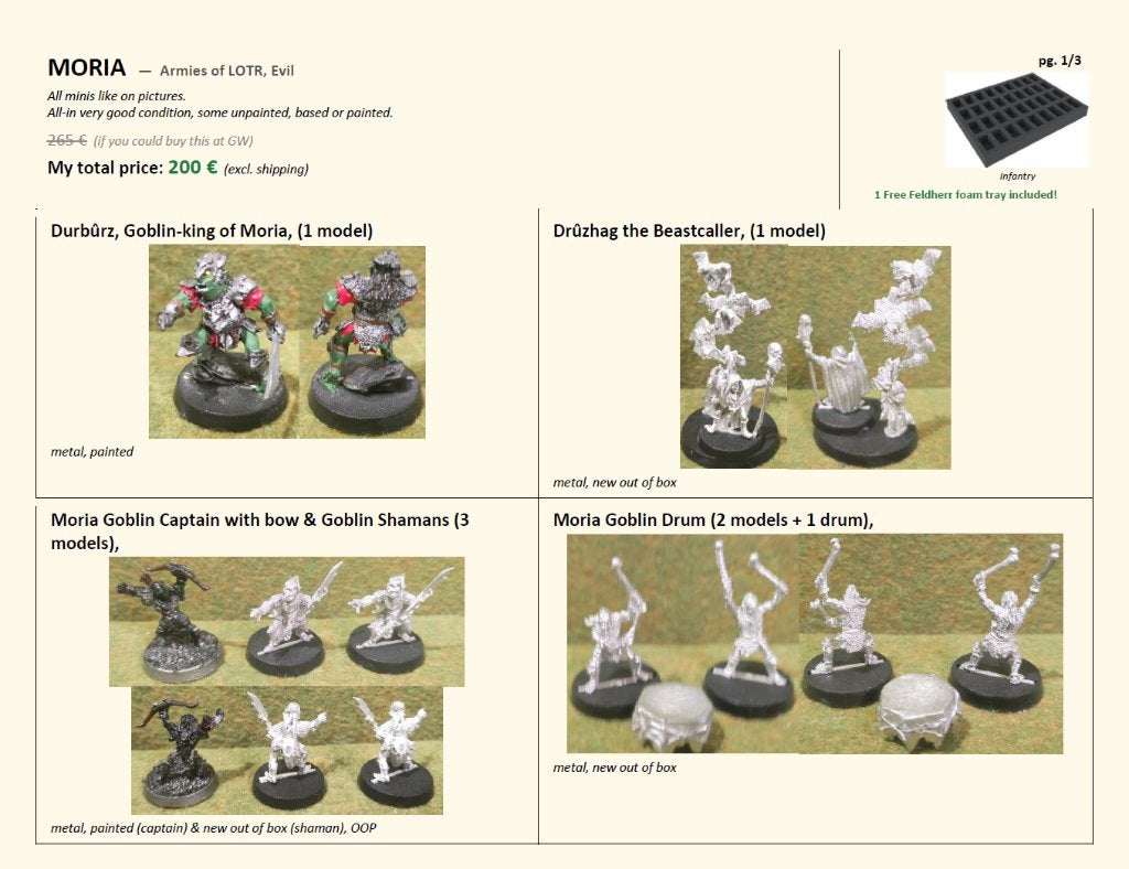 Moria (Evil) ME SBG Games workshop, Ophalen of Verzenden, Nieuw, Lord of the Rings, Figuurtje(s)