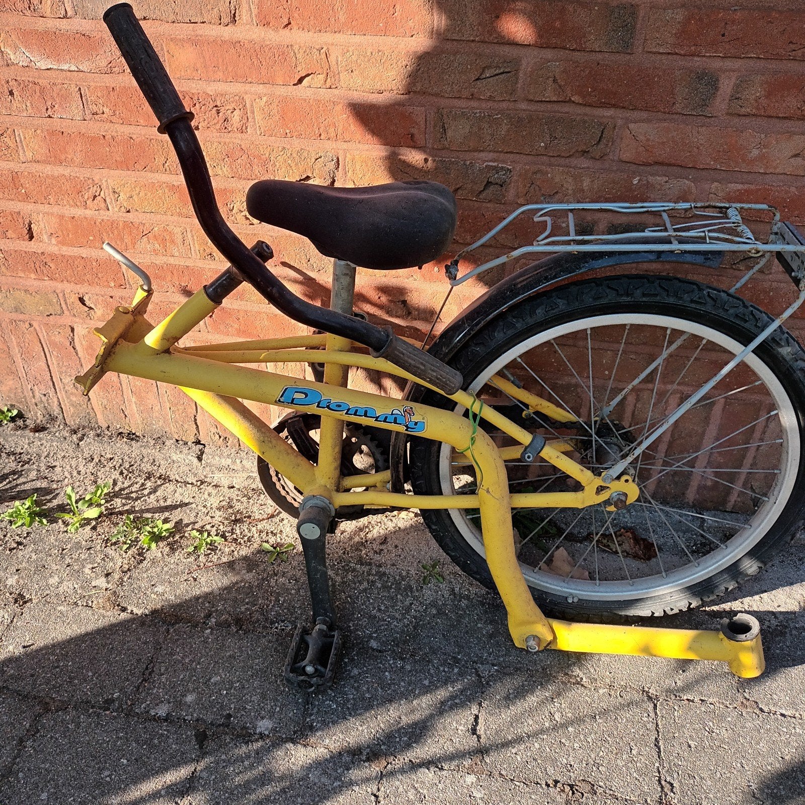 Fiets om achter een andere fiets te hangen, Ophalen