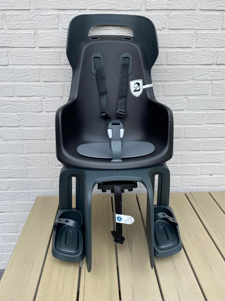 Fietsstoel BOBIKE GO MAXI MIK-HD URBAN BLACK - NIEUW, Ophalen, Nieuw, Achterzitje, Voetsteuntjes