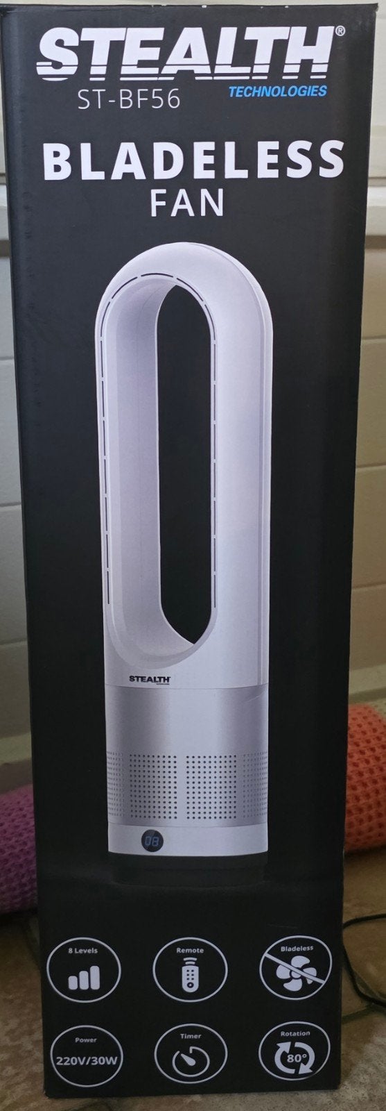 Luxe Bladloze Ventilator Stealth ST-BF56., Ophalen of Verzenden, Gebruikt
