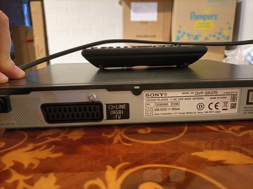 Sony CD_DVD speler - DVP-SR370, Audio, Tv en Foto, DVD spelers, Ophalen, Gebruikt, Dvd-speler, Sony