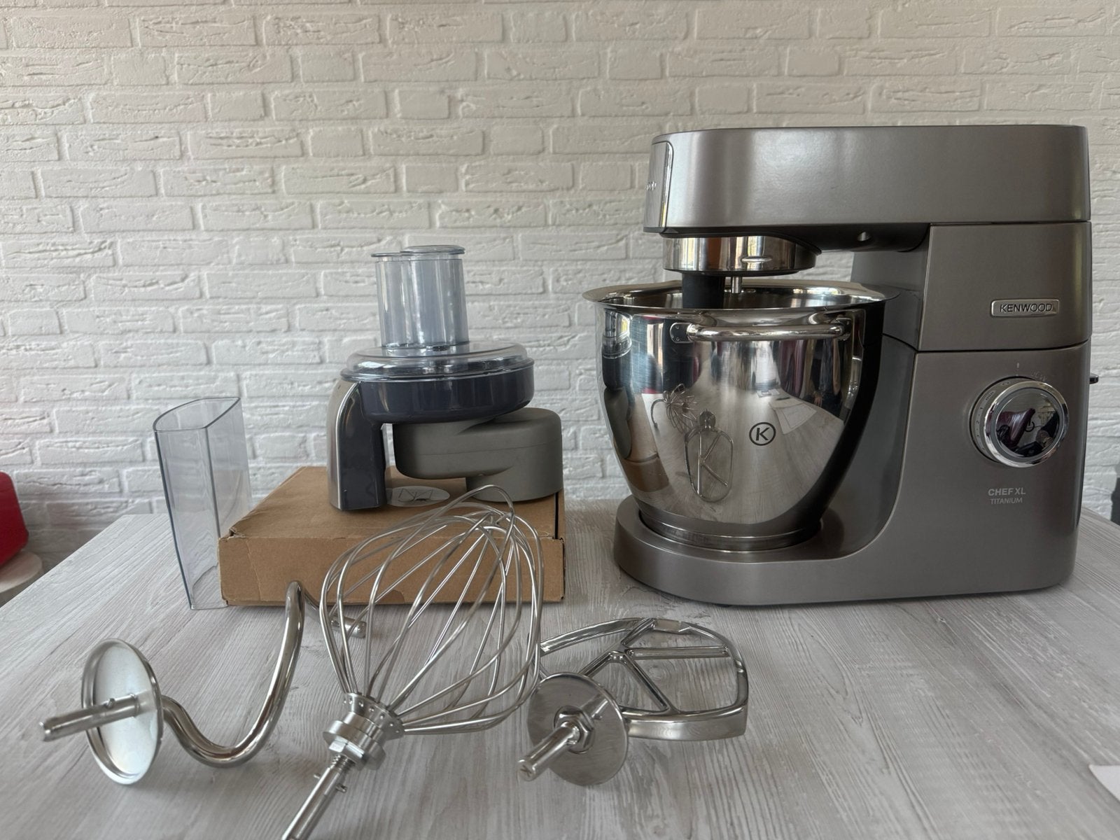 Kenwood Chef XL KVL80 Titanium keukenmachine 1700W, Enlèvement ou Envoi, Comme neuf