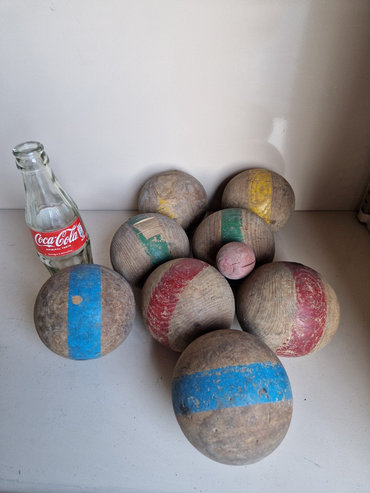 petanque ballen, Ophalen