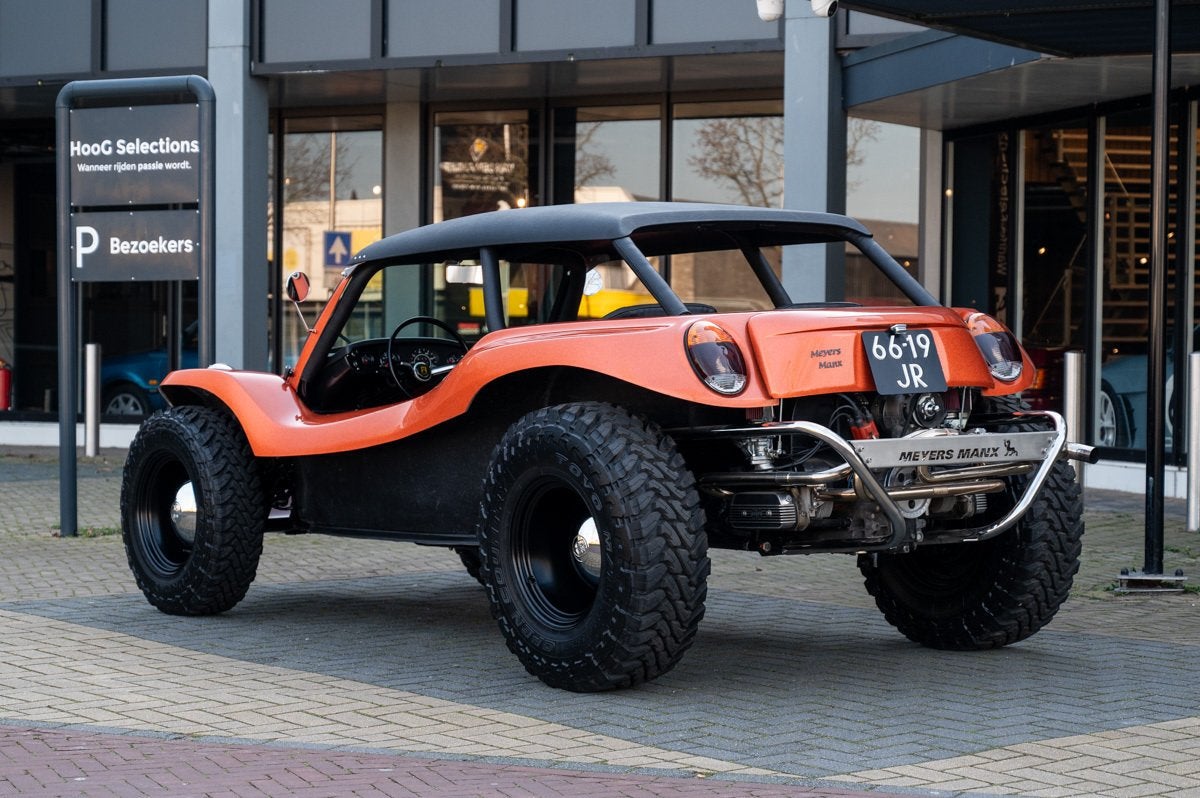 Volkswagen buggy Meyers Manx Manxter 2+2 (bj 1969), Auto's, 4 zetels, 75 pk, Overige kleuren, Bedrijf