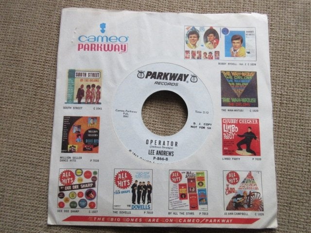 Lee Andrews - Looking Back / Operator   Promo, Gebruikt, 7 inch, Originele persing, Ophalen of Verzenden