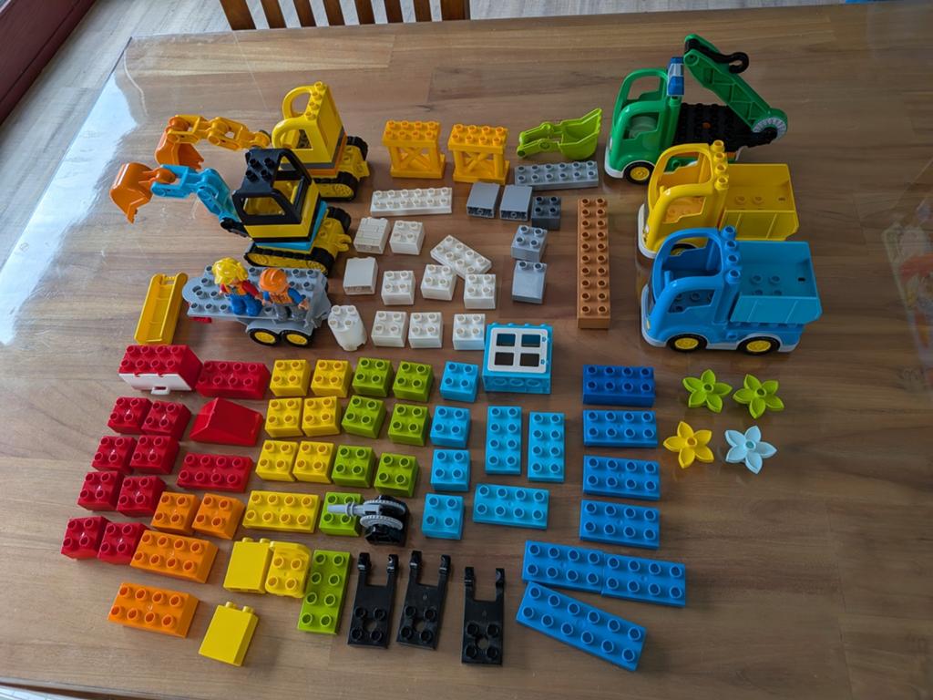 Lego Duplo bouwwerf. Geen verzending., Kinderen en Baby's, Speelgoed | Bouwstenen, Ophalen