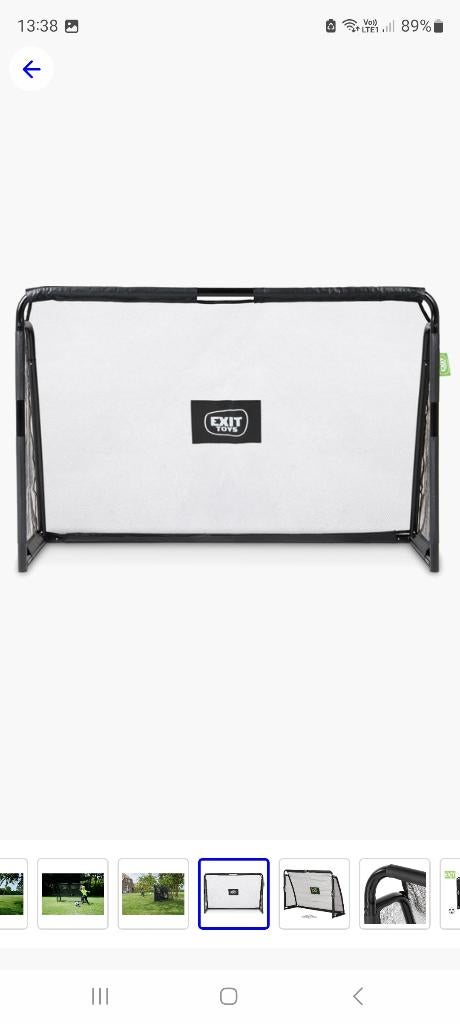 Voetbalgoal exit, Sport en Fitness, Voetbal, Ophalen, Gebruikt, Overige typen
