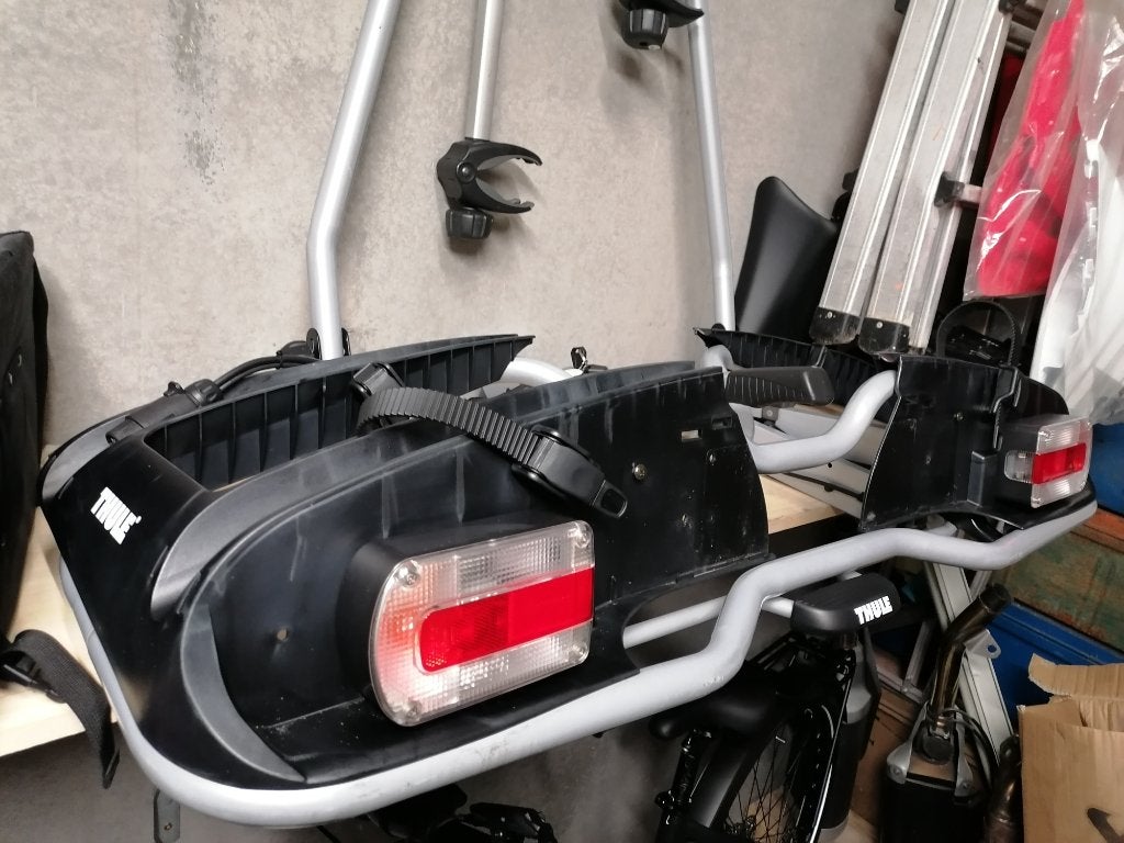 Porte-vélos T E 916 vélos électriques 30 kg/pièce 60 kg max, Enlèvement ou Envoi, Support d'attelage, 2 vélos, Utilisé