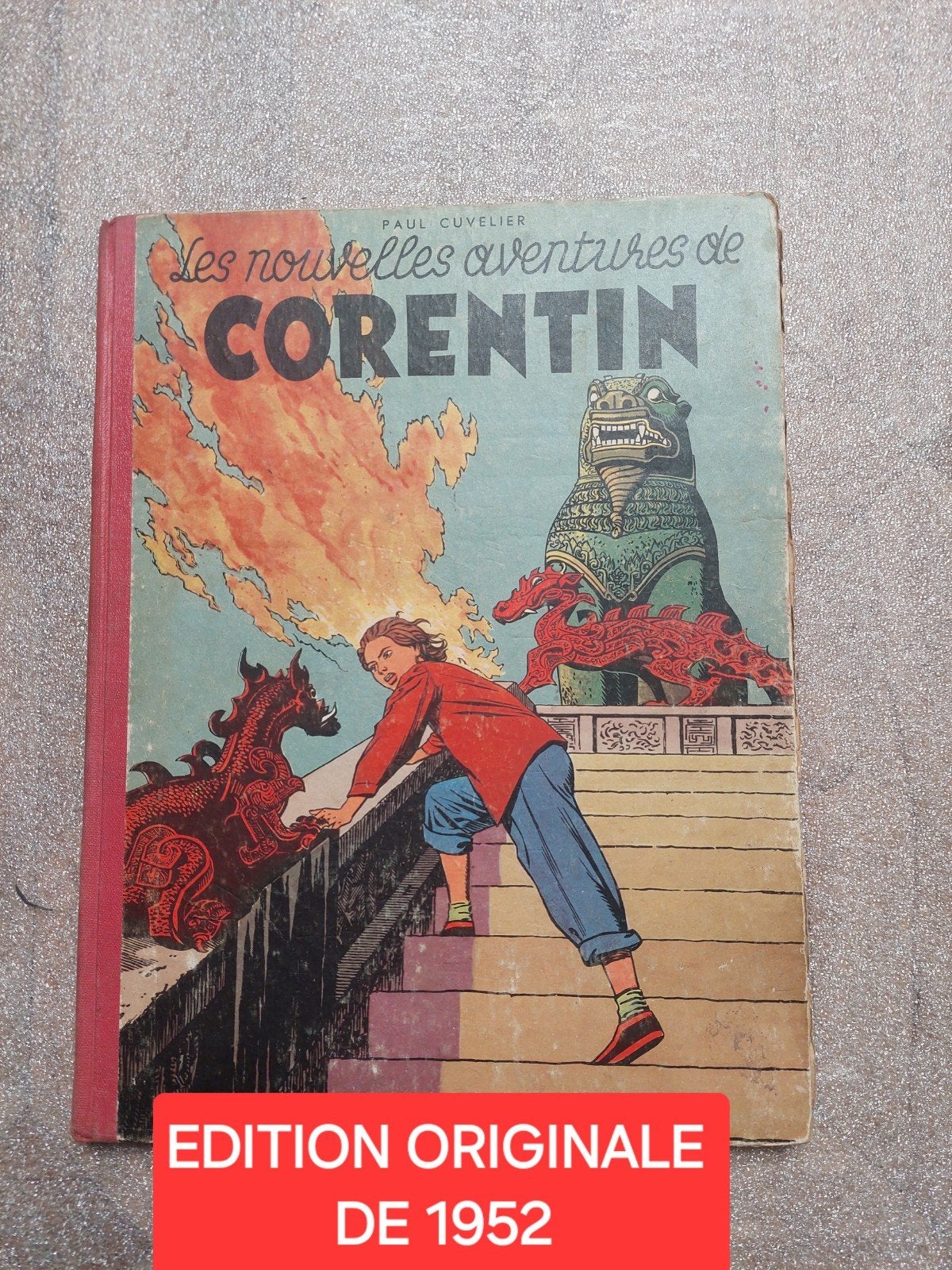 Bd les nouvelles aventures de coentin eo de 1952, Boeken, Gelezen, Eén stripboek, Ophalen of Verzenden, Cuvelier