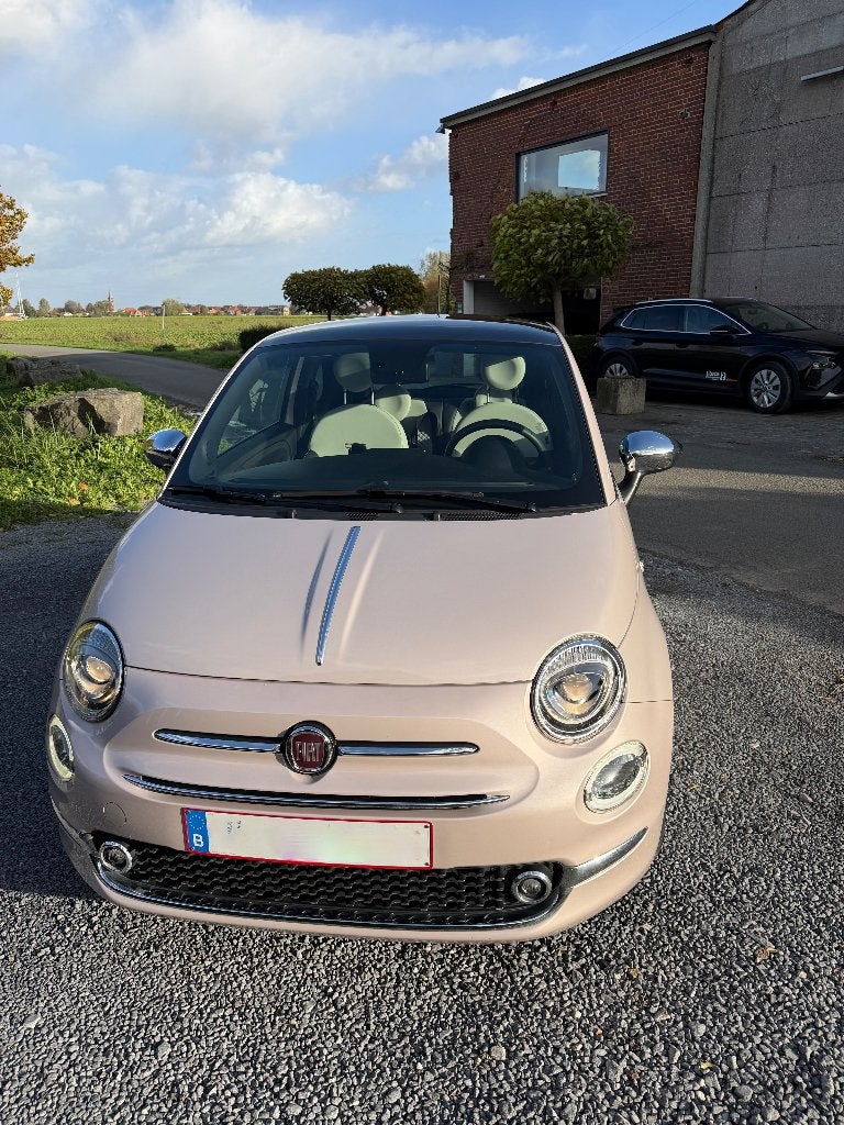 Fiat 500 Mild-Hybrid – Bianco Stella Rose Gold, Autos, Achat, Euro 6, Boîte manuelle, Autres couleurs