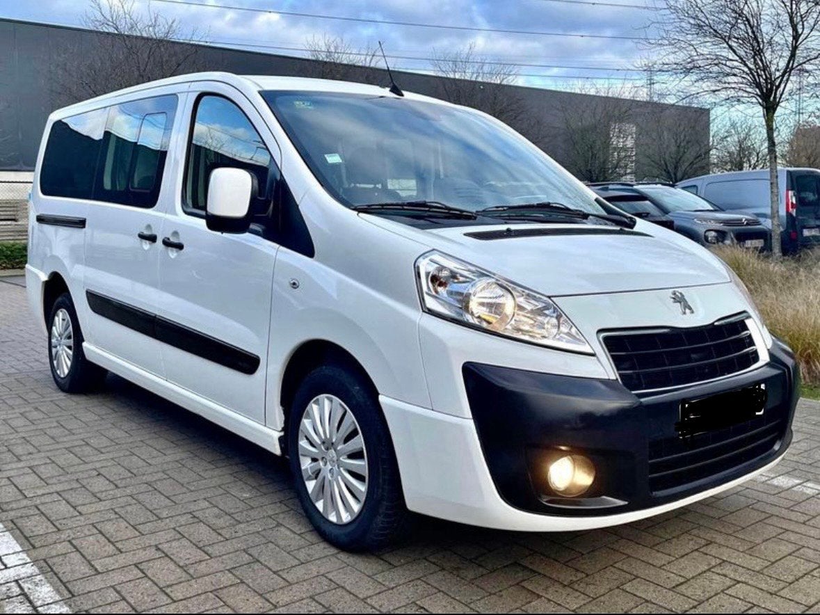 Peugeot expert dubbel cabine, Auto's, Voorwielaandrijving, Euro 5, Stof, Wit