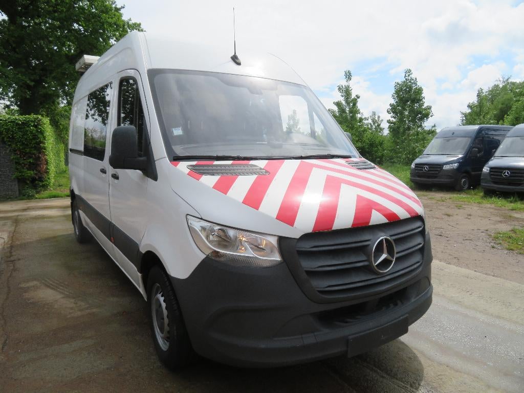 Mercedes sprinter 314cdi - 162.111km - 2019 - ingericht - €6, Auto's, Bestelwagens en Lichte vracht, Stof, Euro 6, 4 cilinders