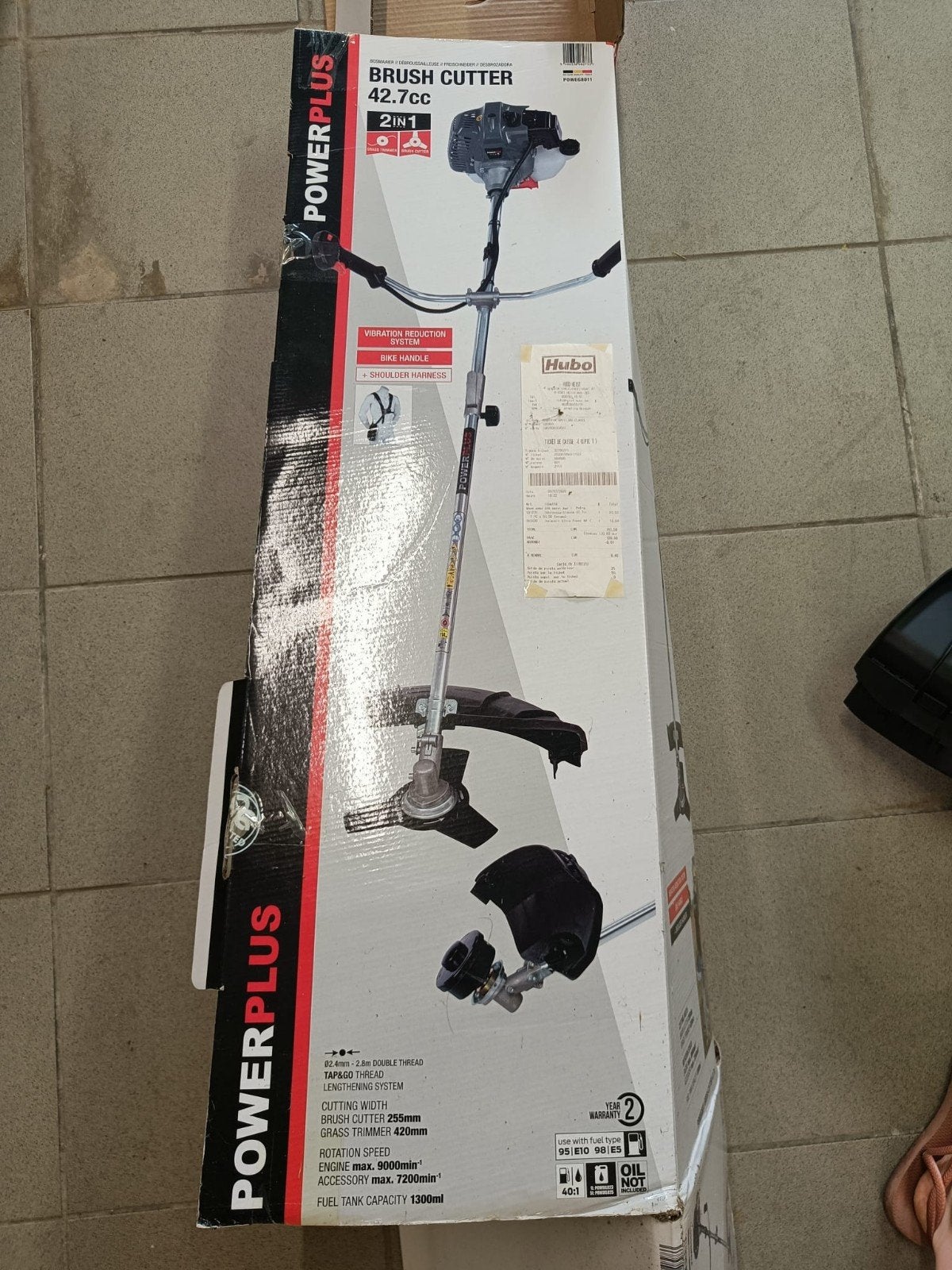 Bosmaaier Powerplus, Tuin en Terras, Ophalen, Benzine, Zo goed als nieuw, Powerplus