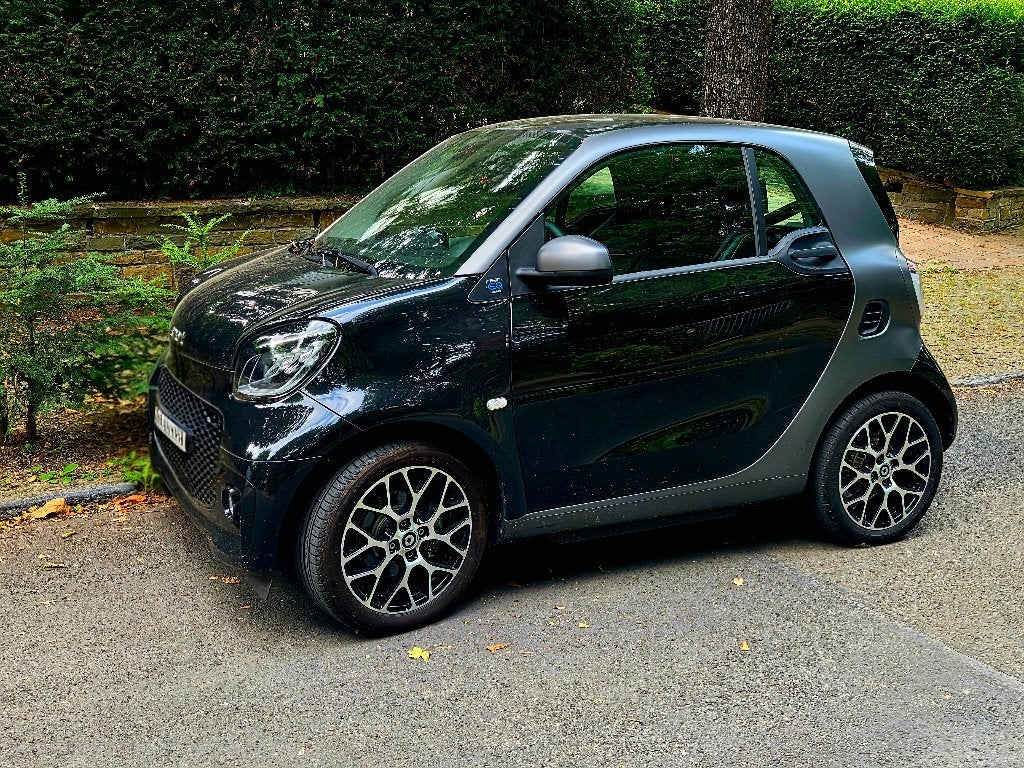 Smart For-Two 8000KM 2021, Auto's, Zwart, Elektrisch, Particulier, Overige carrosserie