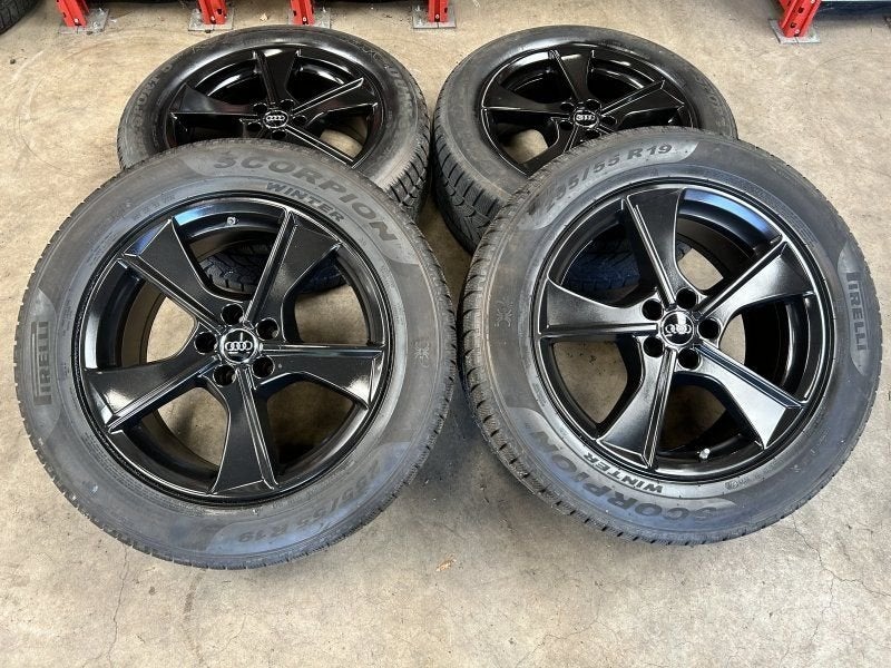 19 inch originele velgen + winterbanden Audi Q7 SQ7 (4M06010, Gebruikt, -, -, Banden en Velgen
