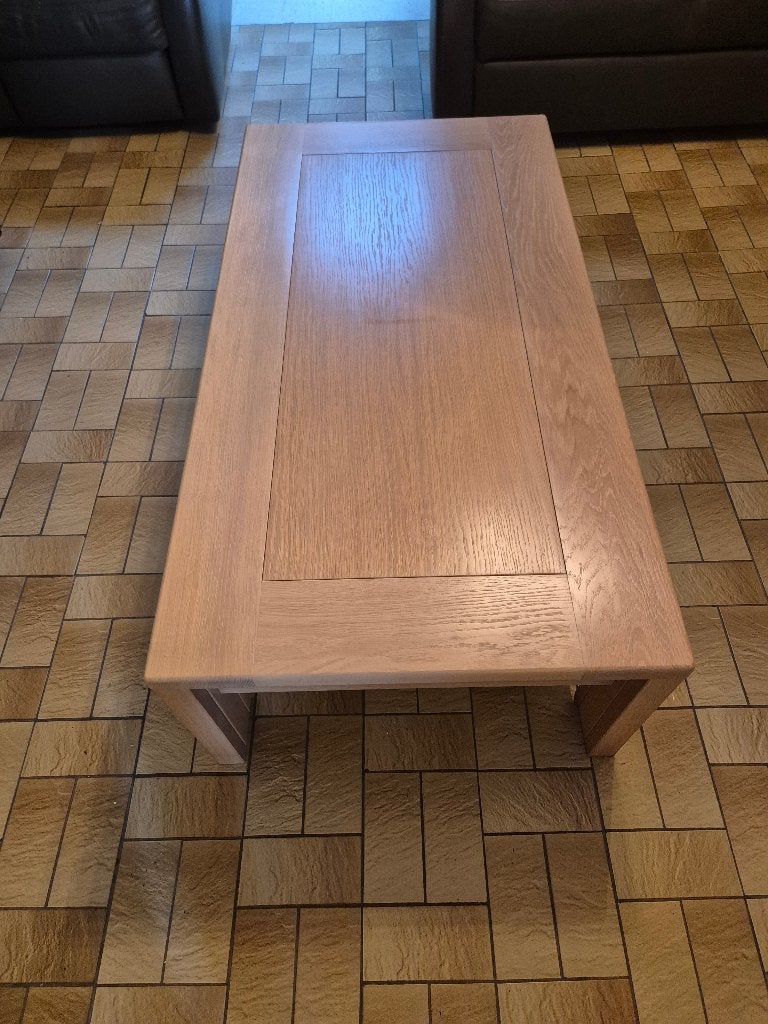 SALONTAFEL, Ophalen, 100 tot 150 cm, Rustiek, Eikenhout