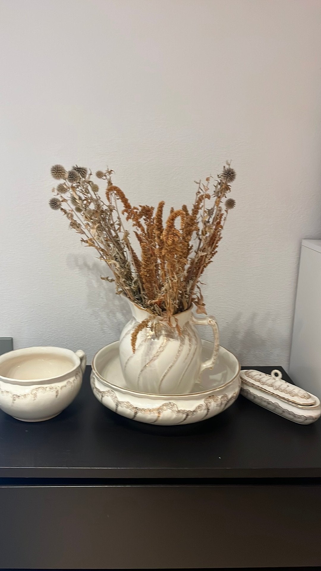 Set en céramique Boch La Louvière. Fabriqué en Belgique, Moins de 50 cm, Autres couleurs, Comme neuf, Enlèvement