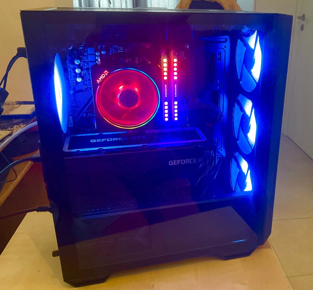 Pc Gaming MSI Ryzen 5 - RTX 3060ti, Computers en Software, Ophalen, Zo goed als nieuw, AMD