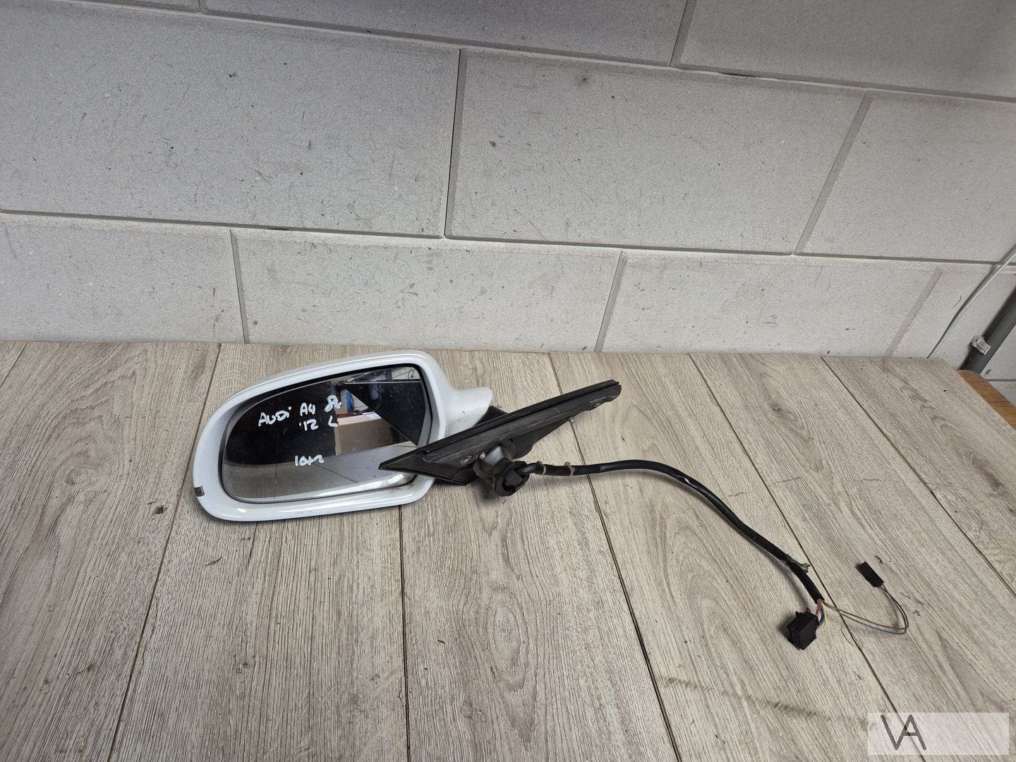 Audi A4 8k 2012 - 2016 spiegel links 12 draden wit €50, Gebruikt, -, -, -