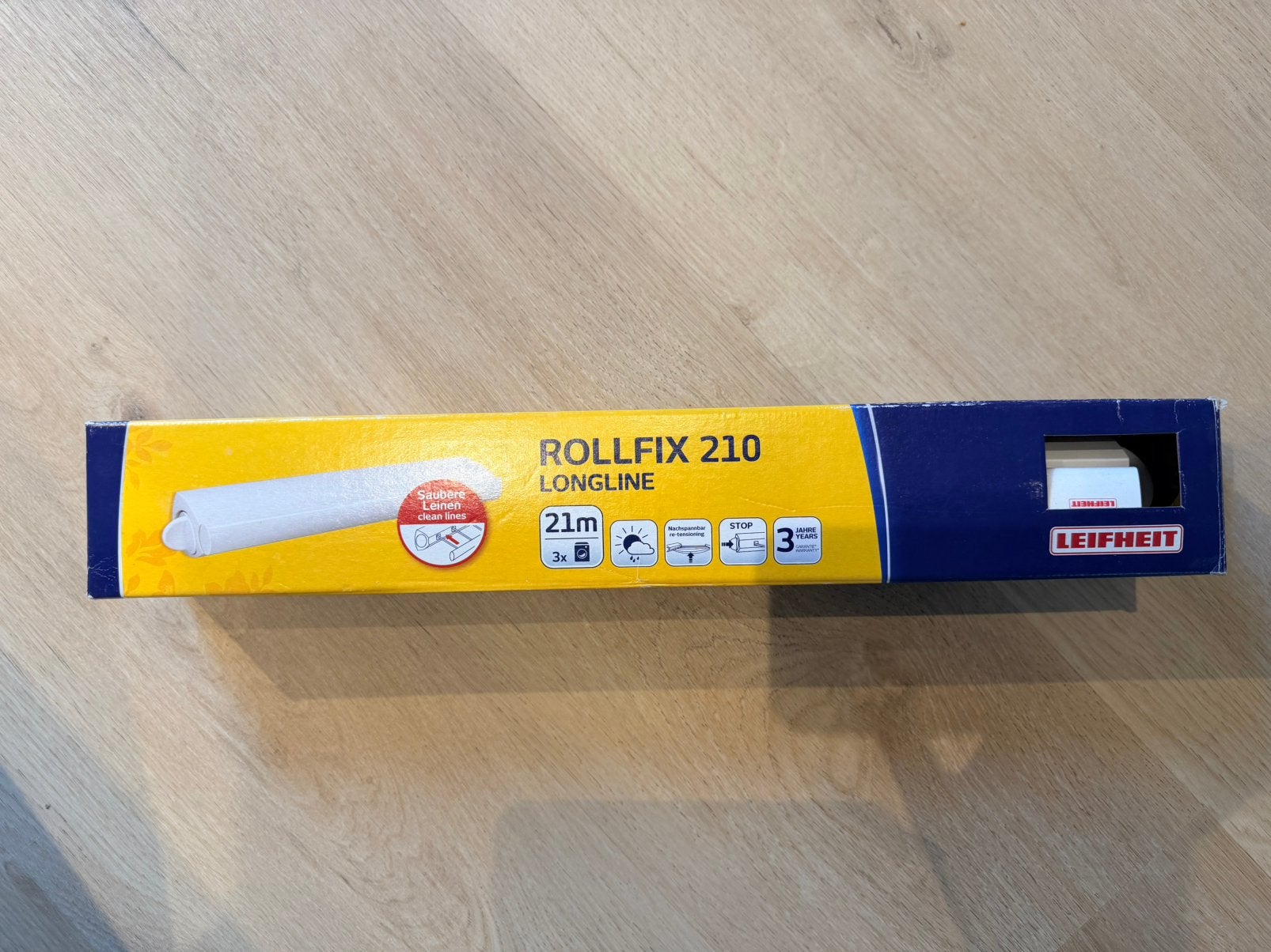 Leifheit Rollfix 210 Longline – 21 meter, Tuin en Terras, Ophalen of Verzenden, Nieuw
