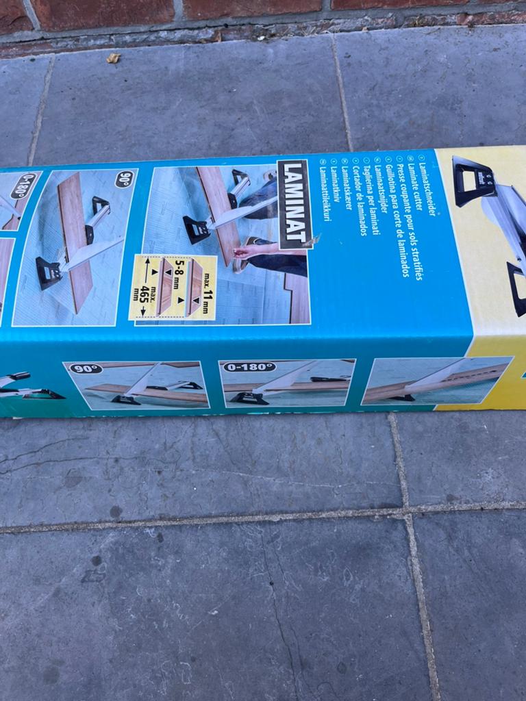 Wolfcraft laminaatsnijder LC600, Doe-het-zelf en Bouw, Ophalen, Zo goed als nieuw