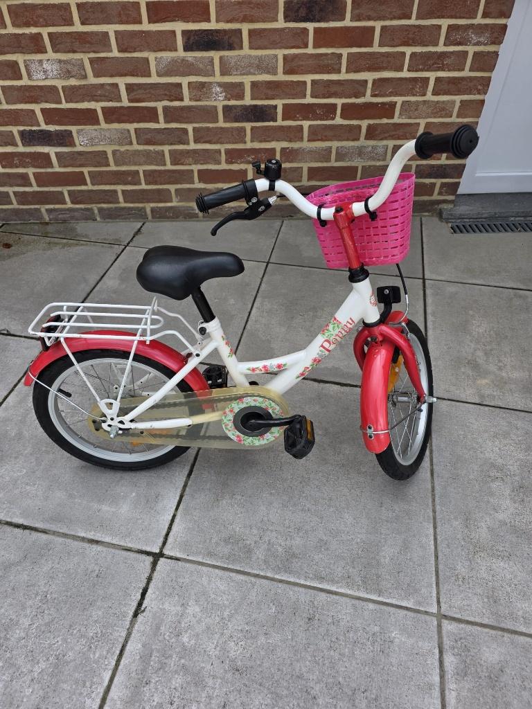 16 inch kinderfiets, Fietsen en Brommers, Fietsen | Kinderfietsjes, Ophalen, Gebruikt, Schijfrem, 16 tot 20 inch
