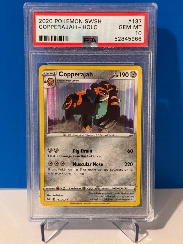 Copperajah PSA 10, Hobby en Vrije tijd, Ophalen, Nieuw, Losse kaart