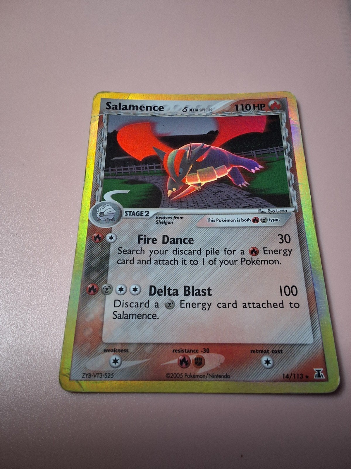 Pokémon Card Salamence Holo (Delta Species) – 14/113, Enlèvement