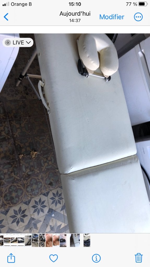 Table de massage complète, Enlèvement, Utilisé, Soins du corps