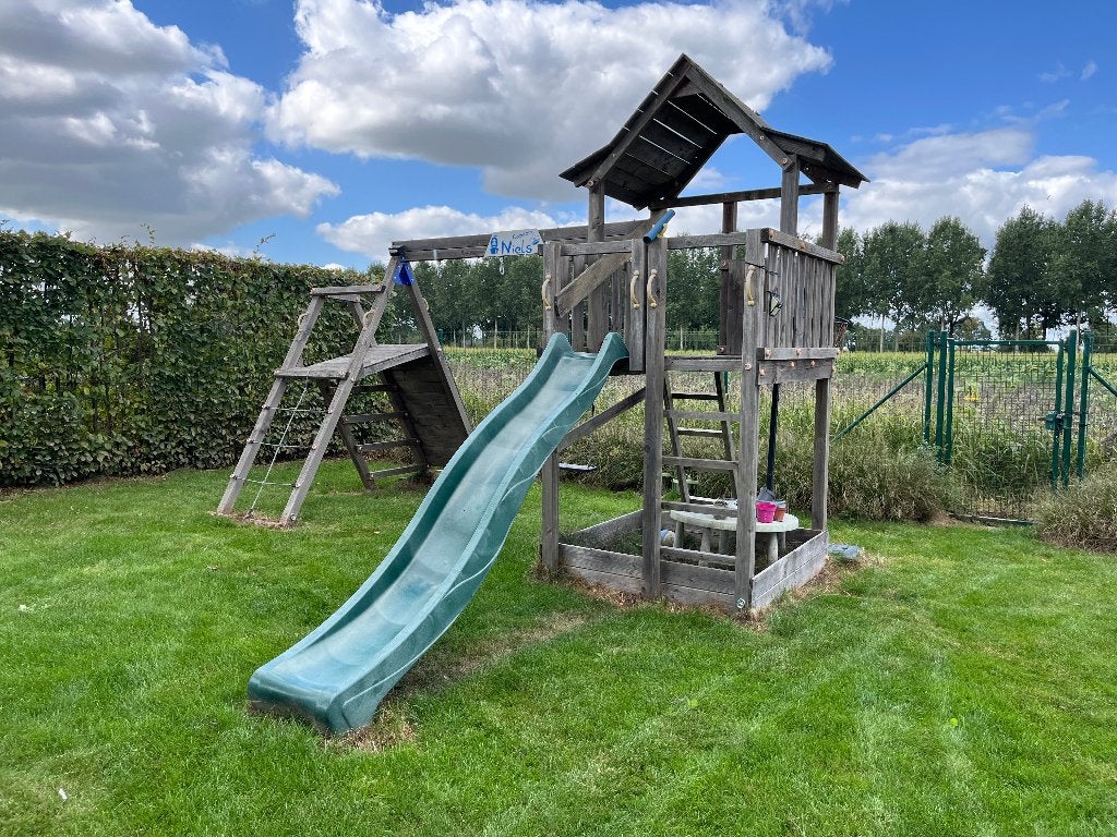 Speeltuig met glijbaan en klimmuur, Kinderen en Baby's, Speelgoed | Buiten | Speeltoestellen, Ophalen, Glijbaan, Aanbouwonderdeel